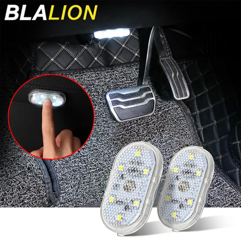 BLALION Car LED Touch Lights Wireless Interior Light Magnetic Auto Door Light Roof Ceiling Lamp Reading Lamp USB Rechargeable 5V